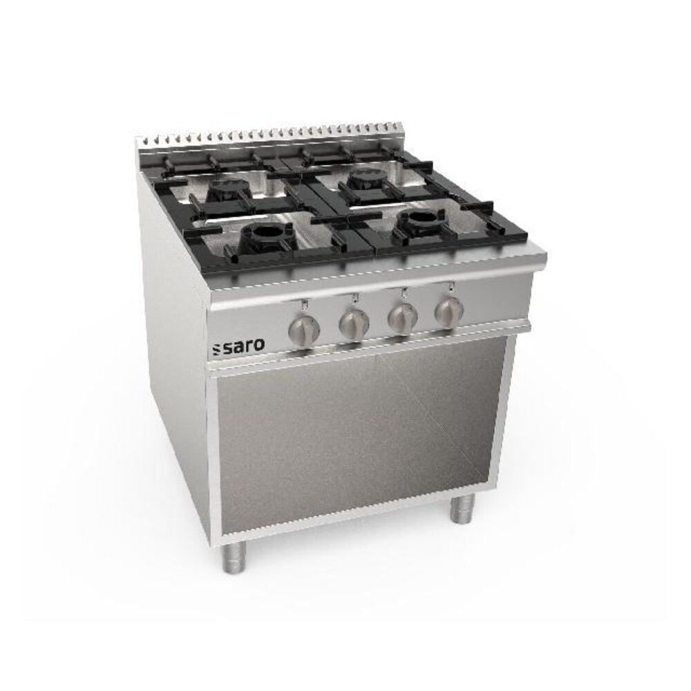 Saro Gasfornuis open onderbouw 4 pits lq - model lq c | 423-8005 Saro Gasfornuis open onderbouw 4 pits lq - model lq c | 423-8005