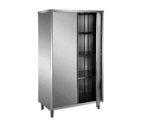 Saro Rvs opbergkasten met 2 draaideuren 1000x600 aisi