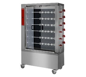 Diamond Vitroceramisch kippenspit, 6 spitten (36 kippen)