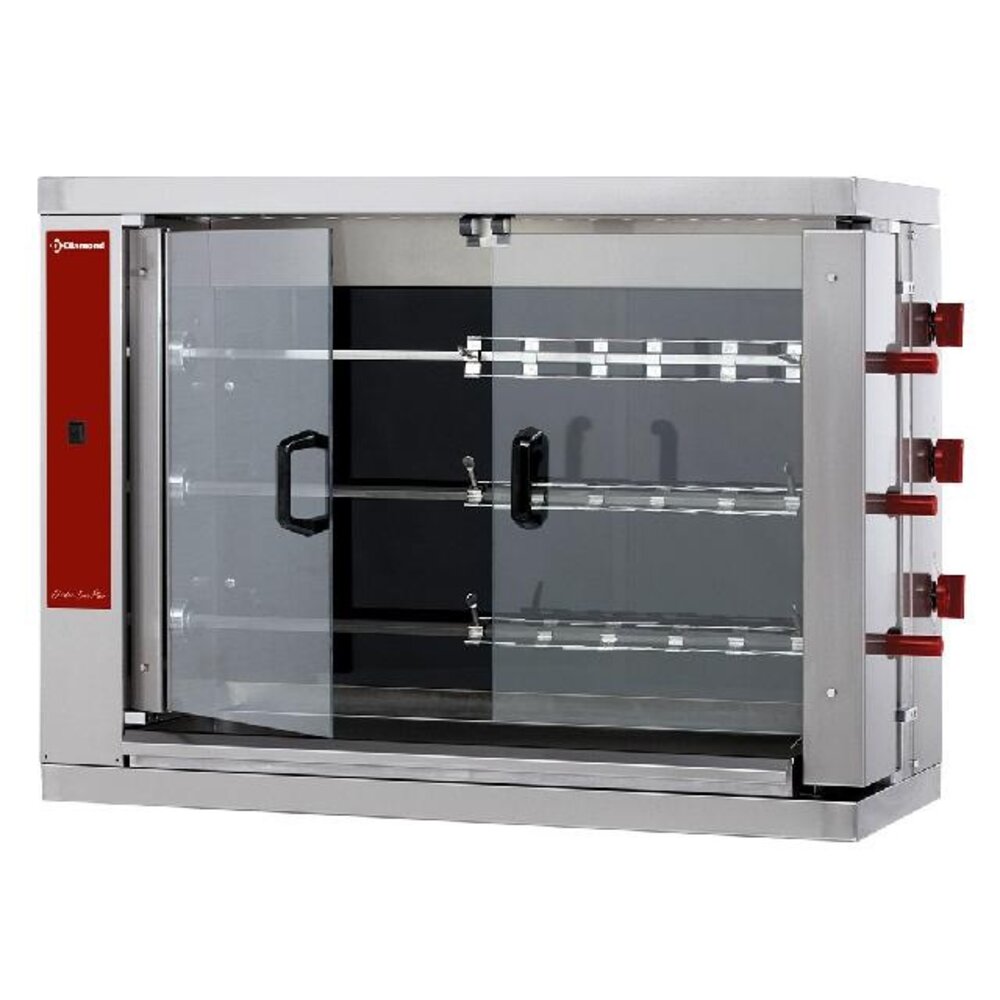 Diamond Vitroceramisch kippenspit, 3 spitten (18 kippen) | RVE/3C-CM Diamond Vitroceramisch kippenspit, 3 spitten (18 kippen) | RVE/3C-CM