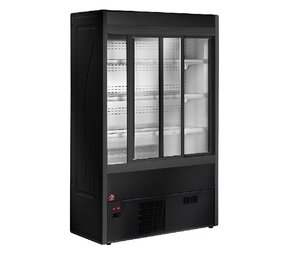 Diamond Gekoeld wandmeubel, geventileerd met glazen schuifdeuren Diamond Gekoeld wandmeubel, geventileerd met glazen schuifdeuren