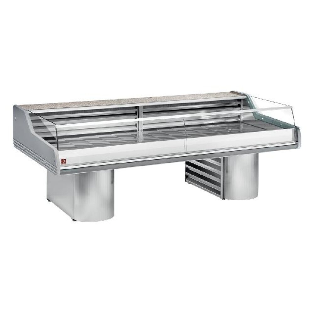 Diamond Gekoelde vitrine toonbank met ruit   self-service  , op sokkels | SG20BS/A1-R2 Diamond Gekoelde vitrine toonbank met ruit   self-service  , op sokkels | SG20BS/A1-R2