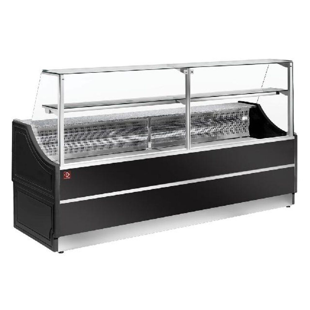 Diamond Gekoelde uitstaltoonbank rechte ruiten 90°, met reserve | OL150/B5-R/R2 Diamond Gekoelde uitstaltoonbank rechte ruiten 90°, met reserve | OL150/B5-R/R2