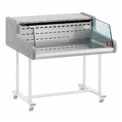 Diamond Gekoelde vitrinetoonbank - self-service frontglas | SUP15-ZS/R2