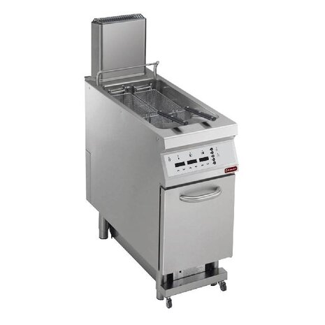 Diamond Gasfriteuse 1 kuip in  y vorm 23 liter, op meubel,  digit | G22/F23CFSA4-S