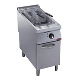 Diamond Elektrische friteuse 1 kuip  y  23 liter, buitenkant branders, op meubel Diamond Elektrische friteuse 1 kuip  y  23 liter, buitenkant branders, op meubel