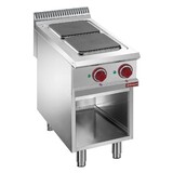 Diamond Elektrisch fornuis met 2 kookplaten op open kast