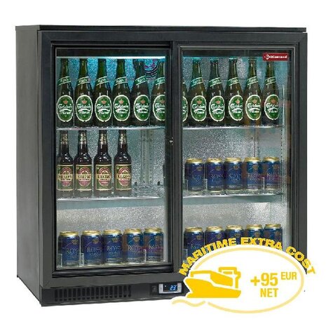 Diamond Flessenkoeler geventileerd back bar , 2 schuifdeuren | TABS2/D-R6 Diamond Flessenkoeler geventileerd back bar , 2 schuifdeuren | TABS2/D-R6