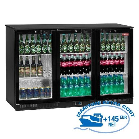 Diamond Flessenkoeler, geventileerd , back bar , 3 draaideuren | TAB3/D-R2 Diamond Flessenkoeler, geventileerd , back bar , 3 draaideuren | TAB3/D-R2