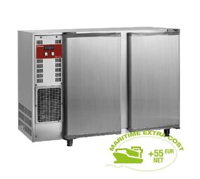 Diamond Flessenkoeler, roestvrij staal, 2 deuren, 375 liters Diamond Flessenkoeler, roestvrij staal, 2 deuren, 375 liters