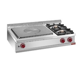 Diamond Gasfornuis 2 branders, doorkookplaat -top-