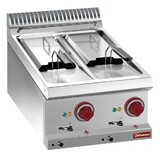 Diamond Elektrische friteuse 2 kuipen van 6 liter -top-