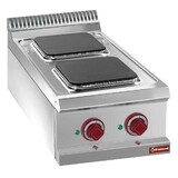 Diamond Elektrische kookplaat 2 vierkante platen -top-