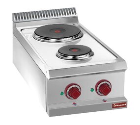 Diamond Elektrische kookplaat 2 ronde platen -top-