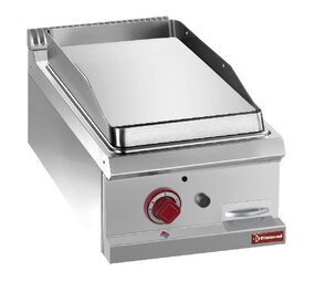 Diamond Braadplaat op gas met vlakke plaat, hard verchroomde, module 1 2  -top-