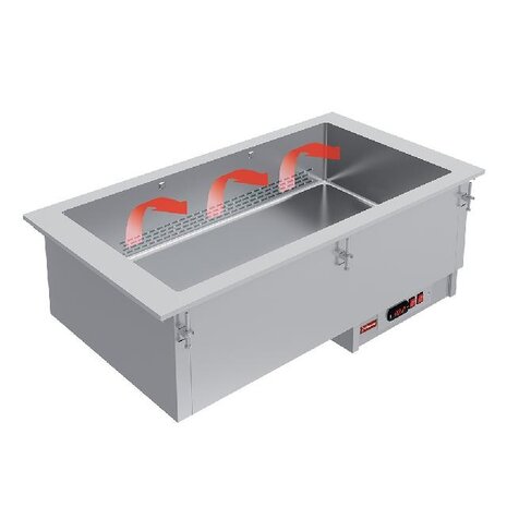 Diamond Bain-marie element 2 gn 1 1 - droog - geventileerd | IN/BX08-PSC Diamond Bain-marie element 2 gn 1 1 - droog - geventileerd | IN/BX08-PSC