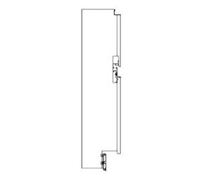 Diamond Decoratieve fronton-kit rechtse hoekvormige neutrale toonbank - kassa, houten paneel, plint en lijstwerk Diamond Decoratieve fronton-kit rechtse hoekvormige neutrale toonbank - kassa, houten paneel, plint en lijstwerk