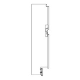 Diamond Decoratieve fronton-kit neutrale toonbank, houten paneel, plint en lijstwerk