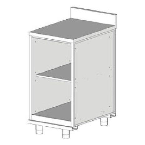 Diamond Neutraal achter meubel, opstaande boord | NL05X Diamond Neutraal achter meubel, opstaande boord | NL05X