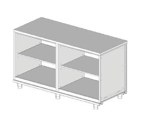 Diamond Neutraal achter meubel