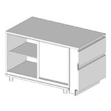 Diamond Hoektoonbank rechts neutraal - kassa