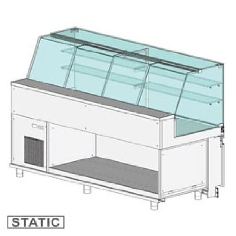Diamond Uitstaltoonbank en & gn, hoge ruit, statisch, zonder reserve | SA21X Diamond Uitstaltoonbank en & gn, hoge ruit, statisch, zonder reserve | SA21X