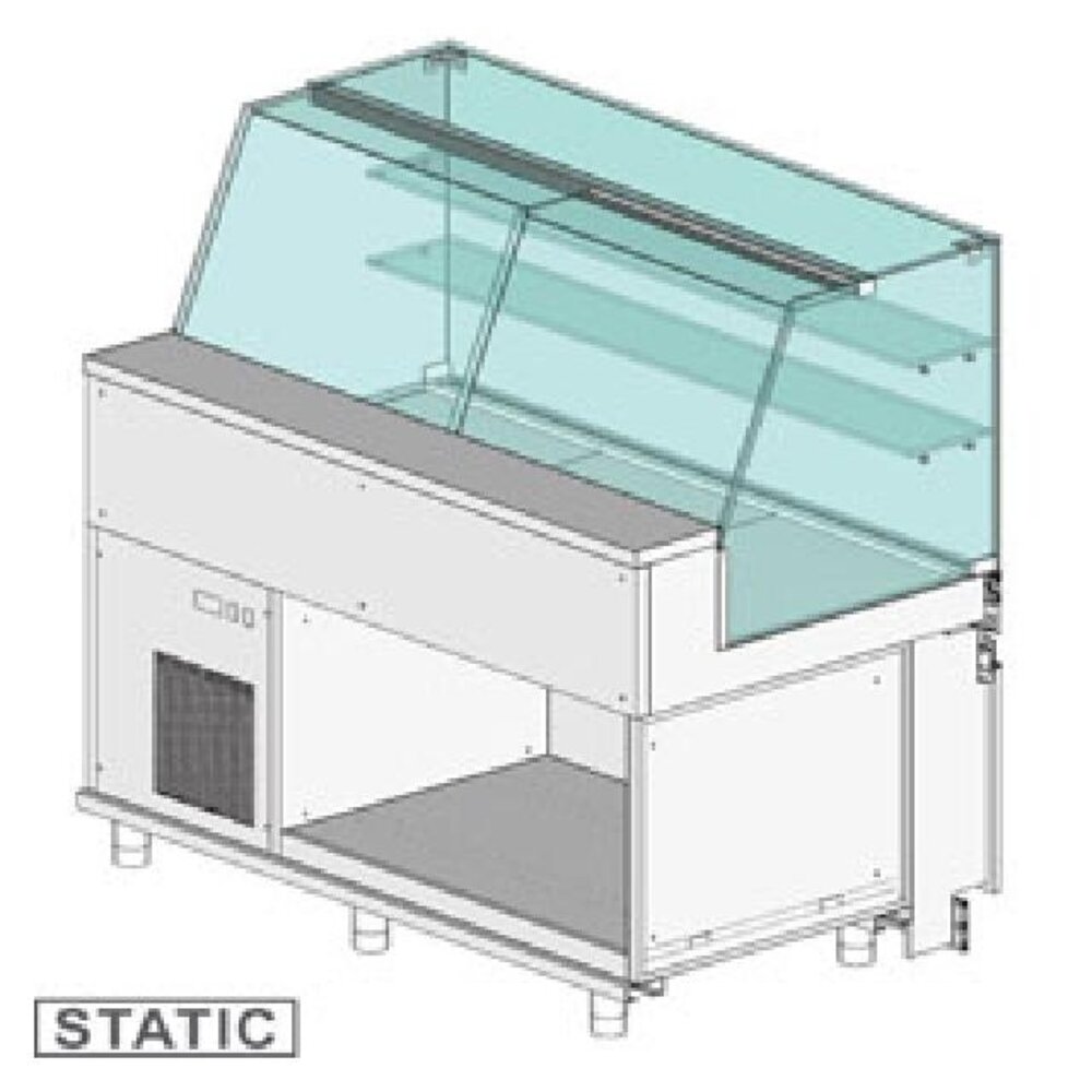 Diamond Uitstaltoonbank en & gn, hoge ruit, statisch, zonder reserve | SA15X Diamond Uitstaltoonbank en & gn, hoge ruit, statisch, zonder reserve | SA15X