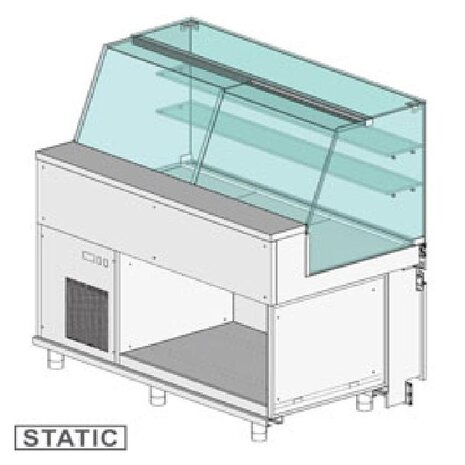 Diamond Uitstaltoonbank en & gn, hoge ruit, statisch, zonder reserve | SA15X Diamond Uitstaltoonbank en & gn, hoge ruit, statisch, zonder reserve | SA15X