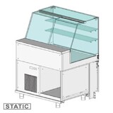 Diamond Uitstaltoonbank en & gn, hoge ruit, statisch, zonder reserve