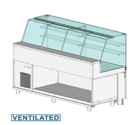 Diamond Uitstaltoonbank en & gn, hoge ruit, geventileerd, zonder reserve Diamond Uitstaltoonbank en & gn, hoge ruit, geventileerd, zonder reserve