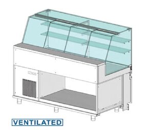 Diamond Uitstaltoonbank en & gn, hoge ruit, geventileerd, zonder reserve Diamond Uitstaltoonbank en & gn, hoge ruit, geventileerd, zonder reserve