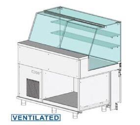 Diamond Uitstaltoonbank en & gn, hoge ruit, geventileerd, zonder reserve Diamond Uitstaltoonbank en & gn, hoge ruit, geventileerd, zonder reserve