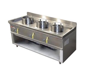 Diamond Wok-fornuis 3 branders Diamond Wok-fornuis 3 branders