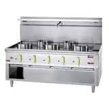 Diamond Wok-fornuis 5 branders met watergordijn Diamond Wok-fornuis 5 branders met watergordijn