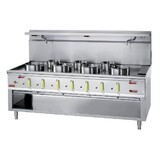 Diamond Wok-fornuis 7 branders met watergordijn Diamond Wok-fornuis 7 branders met watergordijn