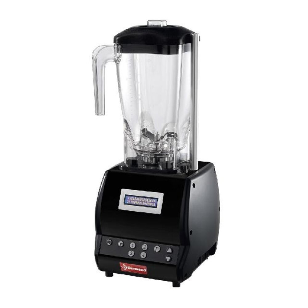Diamond Professionele mixer, vierkant glas 2 liters, snelheidsregelaar, programmeerbaar mixer professionnel, verre carré 2 lit , variateur vitesse, programmable | BARMIX/DB-N