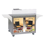 Diamond Mobiel r.v.s. meubel voor wafels, set van 4 wielen