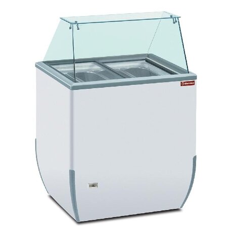 Diamond Uitstalvitrine voor roomijs, 170 liter | BRIOICE