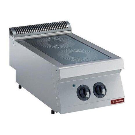 Diamond Elektrische vitrokeramische kookplaat 2 zones -top- | E17/2VC4T-N Diamond Elektrische vitrokeramische kookplaat 2 zones -top- | E17/2VC4T-N