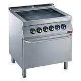 Diamond Elektrisch fornuis 4 vitrokeramische platen, elektrische oven gn 2 1