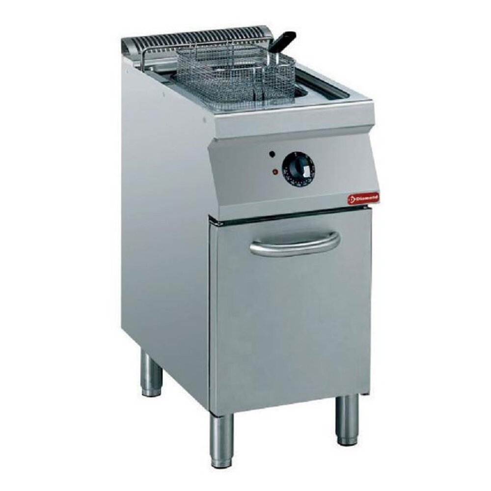 Diamond Elektrische friteuse kuip in y 15 liter, buitenkant elementen op kast | E17/F15A4-N Diamond Elektrische friteuse kuip in y 15 liter, buitenkant elementen op kast | E17/F15A4-N