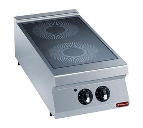 Diamond Elektrisch vitrokeramisch fornuis 2 zones -top-