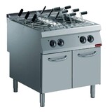 Diamond Elektrische pastakoker, 2 kuipen gn 1 1, op meubel (zonder korven)