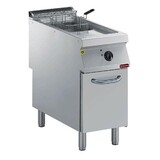 Diamond Elektrische friteuse 1 kuip  y  15 liter, buitenkant branders, op meubel