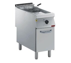 Diamond Elektrische friteuse 1 kuip  y  15 liter, buitenkant branders, op meubel