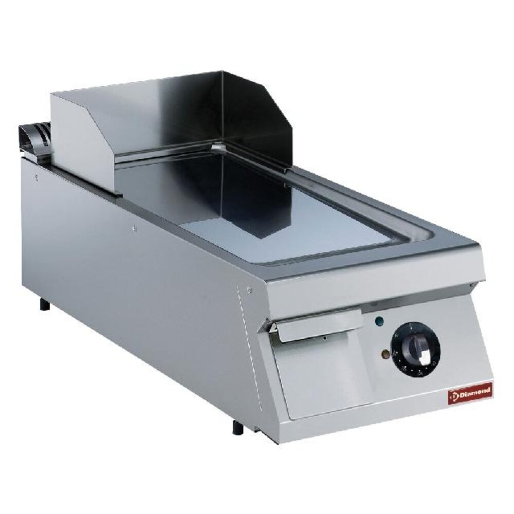 Diamond Elektrische bakplaat, vlakke, hard verchroomde -top- | E22/PLCD4T-N Diamond Elektrische bakplaat, vlakke, hard verchroomde -top- | E22/PLCD4T-N
