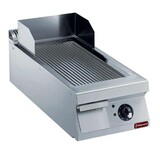 Diamond Elektrische bakplaat met geribde plaat -top-