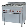 Diamond Fornuis 5 kookplaten en elektrische convectie-oven gn 1 1 | E60/5PFV9 Diamond Fornuis 5 kookplaten en elektrische convectie-oven gn 1 1 | E60/5PFV9