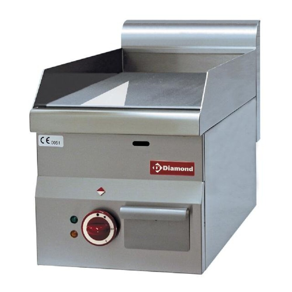 Diamond Elektrische braadplaat met vlakke plaat chroom -top- | E60/PLCD3T Diamond Elektrische braadplaat met vlakke plaat chroom -top- | E60/PLCD3T