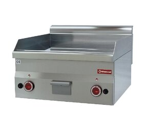 Diamond Elektrische braadplaat met vlakke plaat  chroom  -top-